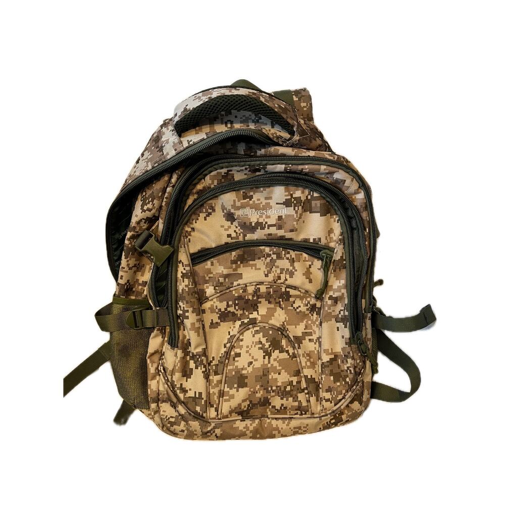 President Desert Tan Camo Tactical Backpack